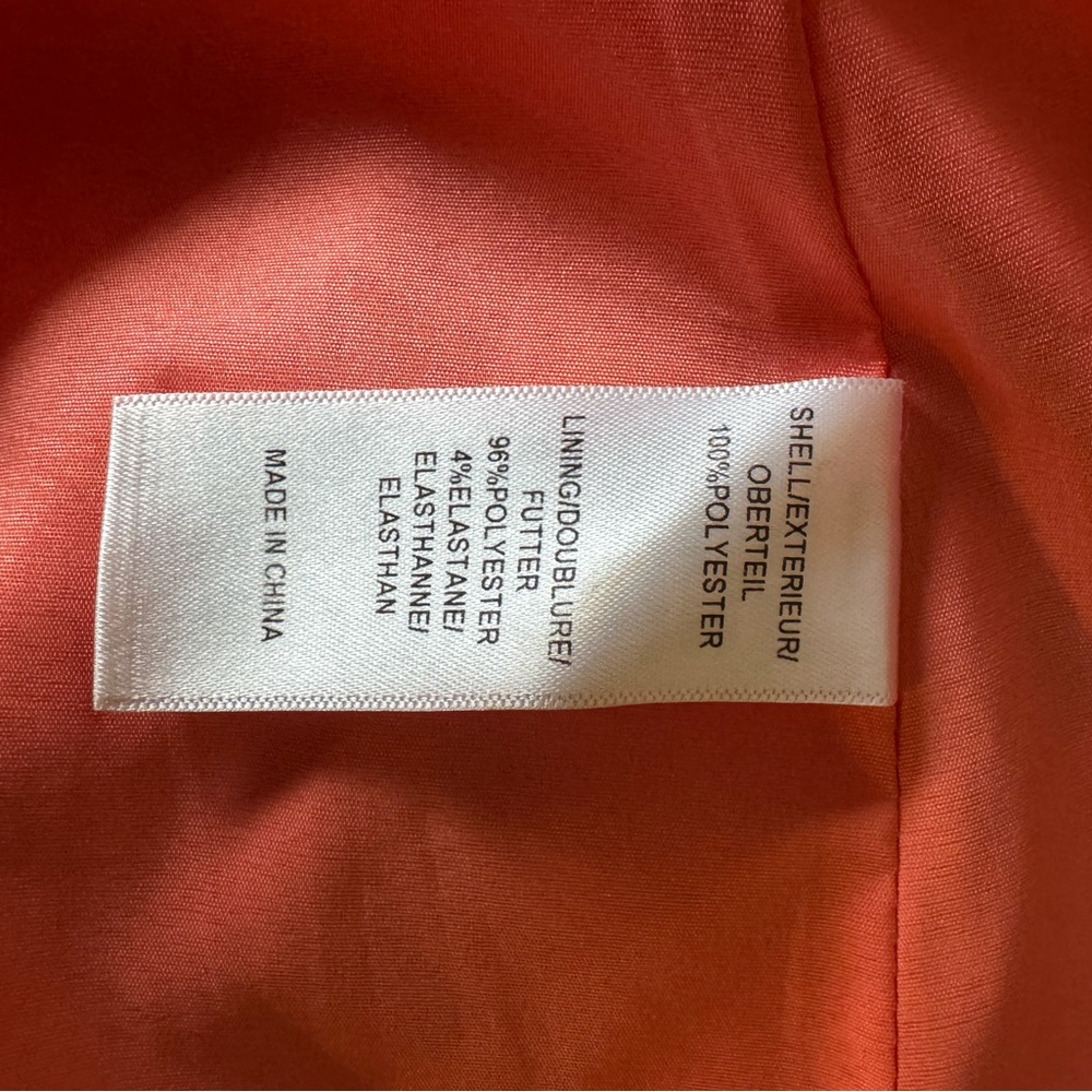 Adrianna Papell Orange Green Pleated Maxi Dress size 12 - Picture 6 of 11